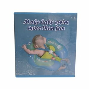 Infant Swim Float with Canopy - Green and Blue